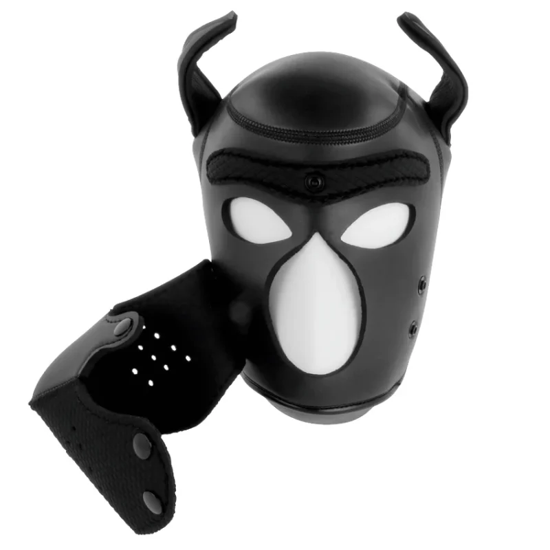 DARKNESS - Máscara Perro De Neopreno Con Hocico Extraíble L - Imagen 5