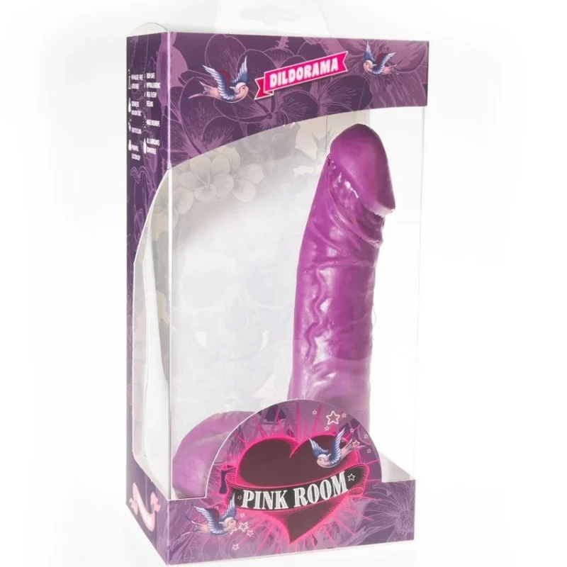 PINK ROOM - Eban Dildo Realistico Lila 19 Cm - Imagen 3