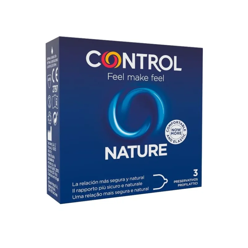 CONTROL - Nature Preservativos 3 Unidades