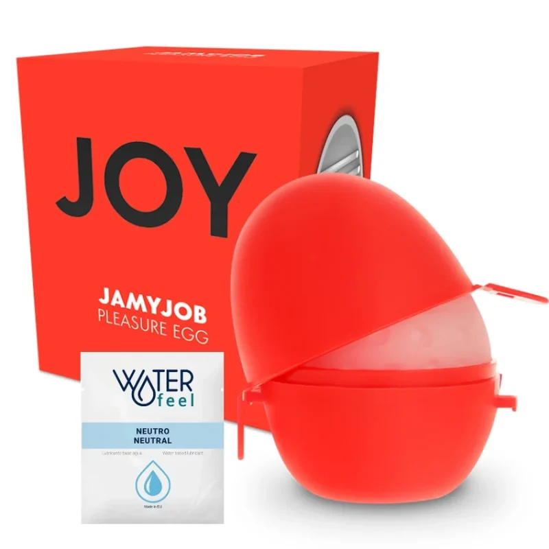 JAMYJOB - Huevo Masturbador Discreto Version Rojo Joy - Imagen 3