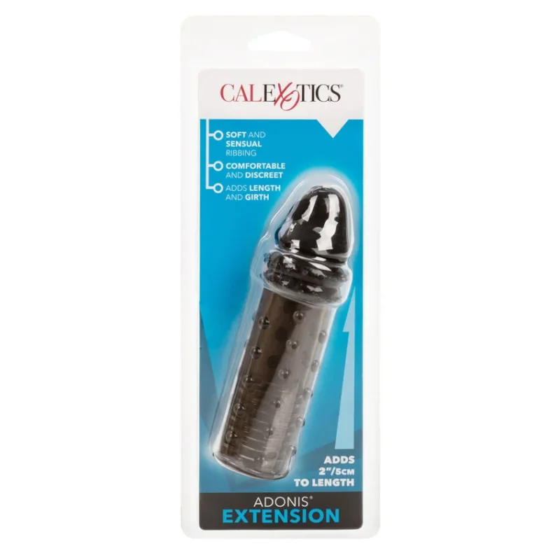 CALEXOTICS - Extension De Silicona Para El Pene Negro - Imagen 4