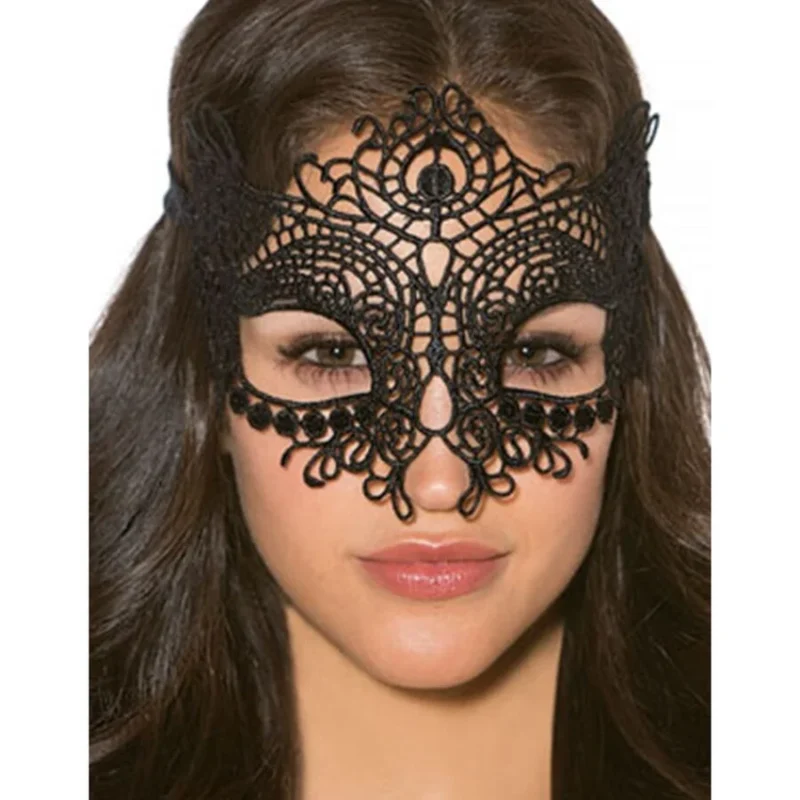 QUEEN LINGERIE - Antifaz De Encajes Talla Unica - Imagen 3