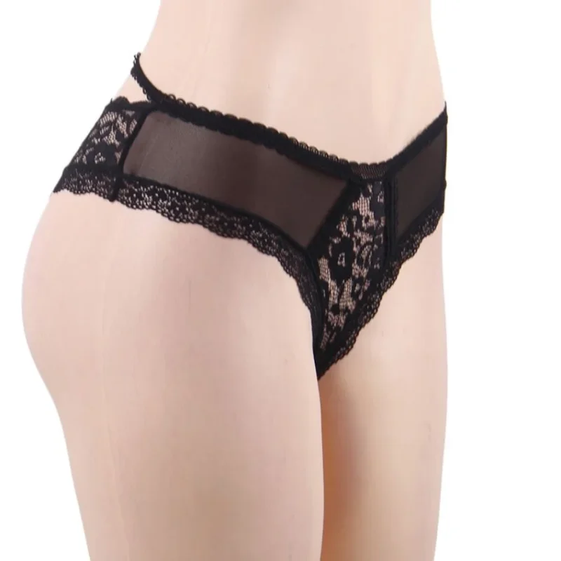 QUEEN LINGERIE - Panties De Encaje Floral S/M