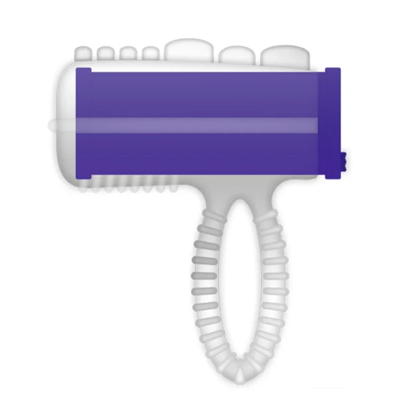 CASUAL LOVE - Ring Vibrador Lengua Lila - Imagen 3