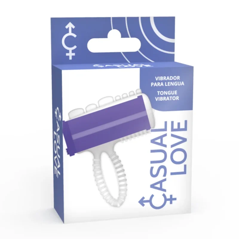 CASUAL LOVE - Ring Vibrador Lengua Lila - Imagen 4