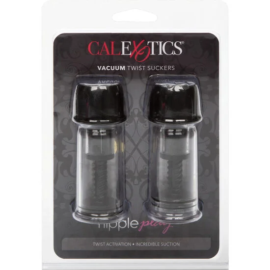 CALEXOTICS - Vaccum Twist Succionadores Pezones Negro - Imagen 3