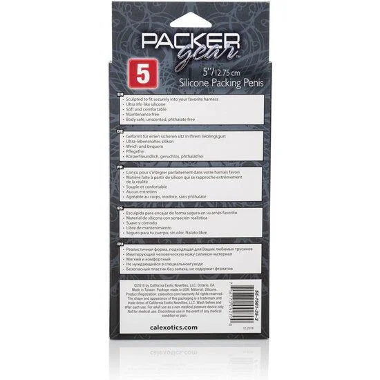 CALEXOTICS - Packing Penis Pene De Silicona 12.75cm Negro - Imagen 4