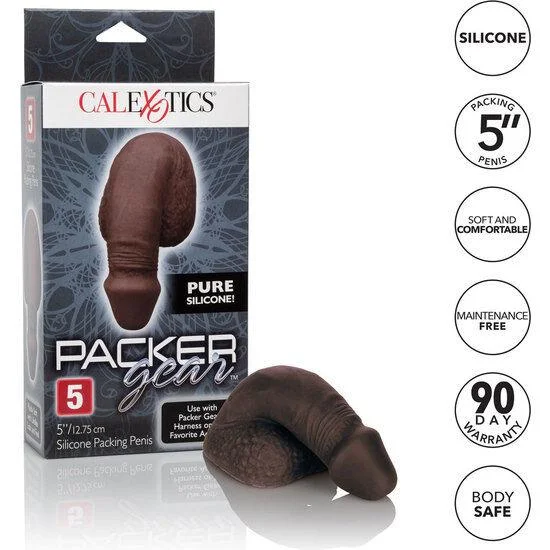CALEXOTICS - Packing Penis Pene De Silicona 12.75cm Negro - Imagen 5