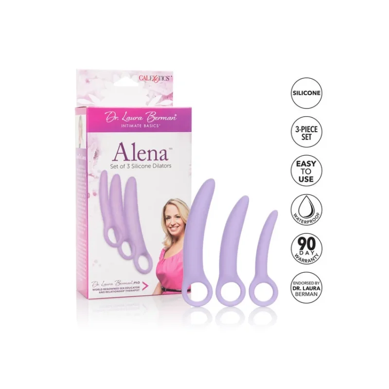 CALEXOTICS - Dr Laura Berman Alena Set De 3 Dilatador Vaginal Silicona - Imagen 5