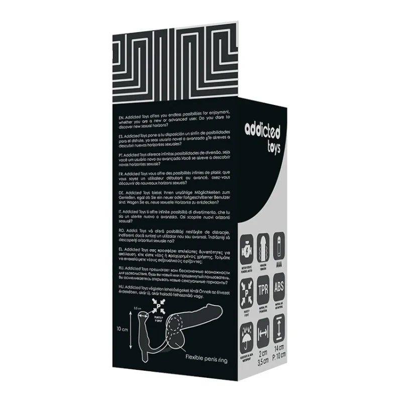 ADDICTED TOYS - Vibrador Prosttico Negro 10 Cm - Imagen 7
