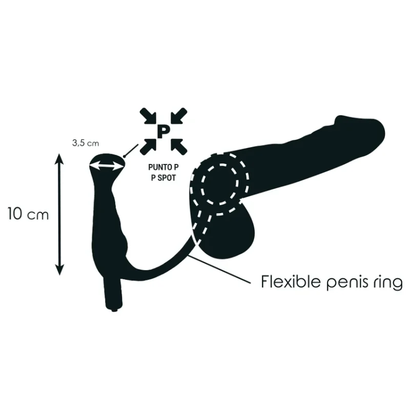ADDICTED TOYS - Vibrador Prosttico Negro 10 Cm - Imagen 5