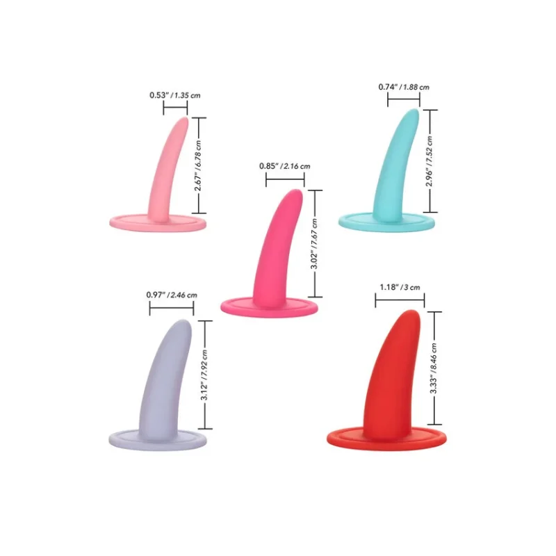 CALEXOTICS - Kit 5pc Dilatadores Vaginales O Anales Multicolor - Imagen 5