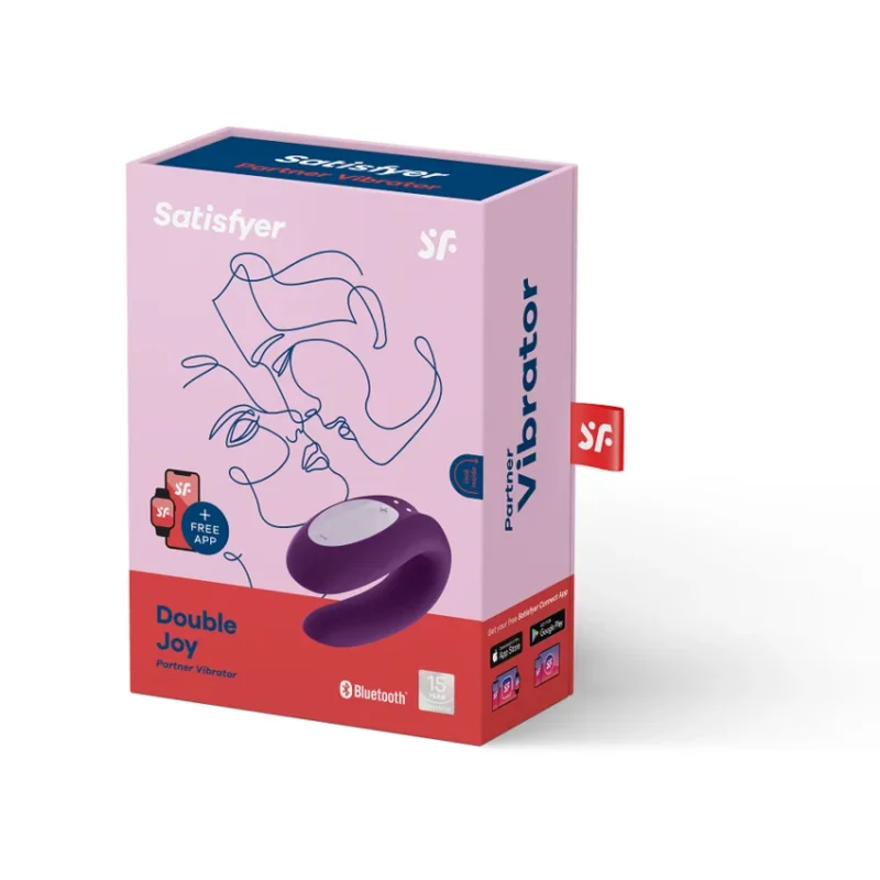 SATISFYER - Double Joy Con App Morado - Imagen 8