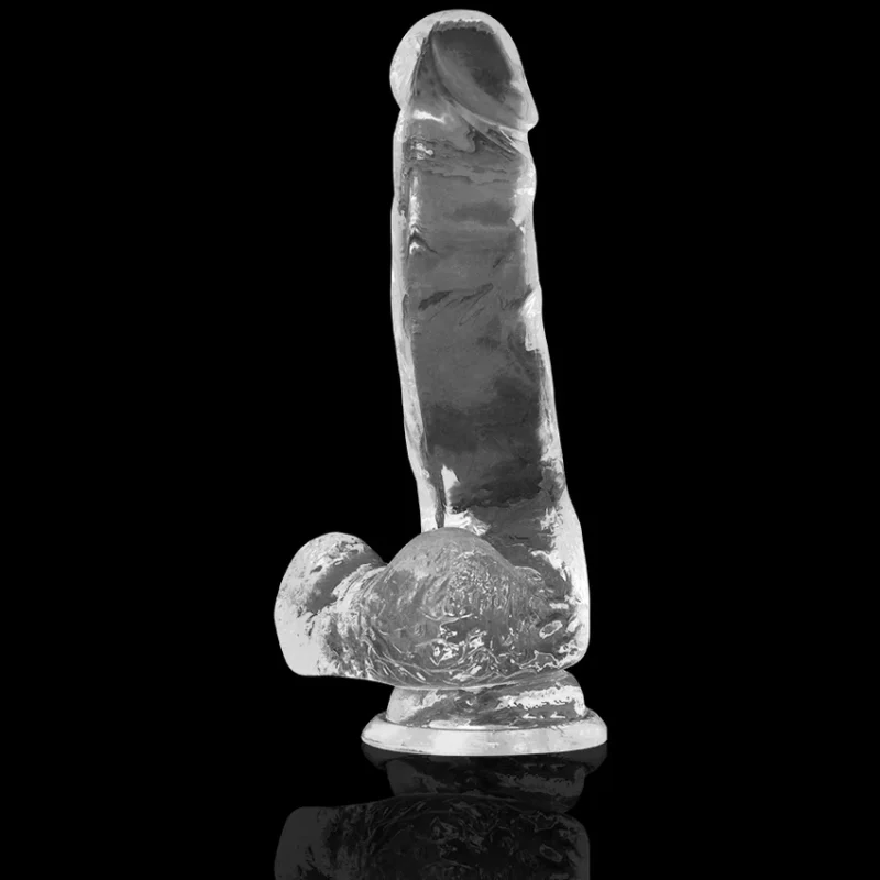 X RAY - Clear Dildo Realista Transparente 18.5 Cm -O- 3.8 Cm- - Imagen 6