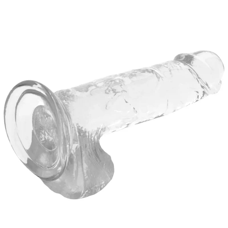 X RAY - Clear Dildo Realista Transparente 20 Cm -O- 4.5 Cm- - Imagen 4
