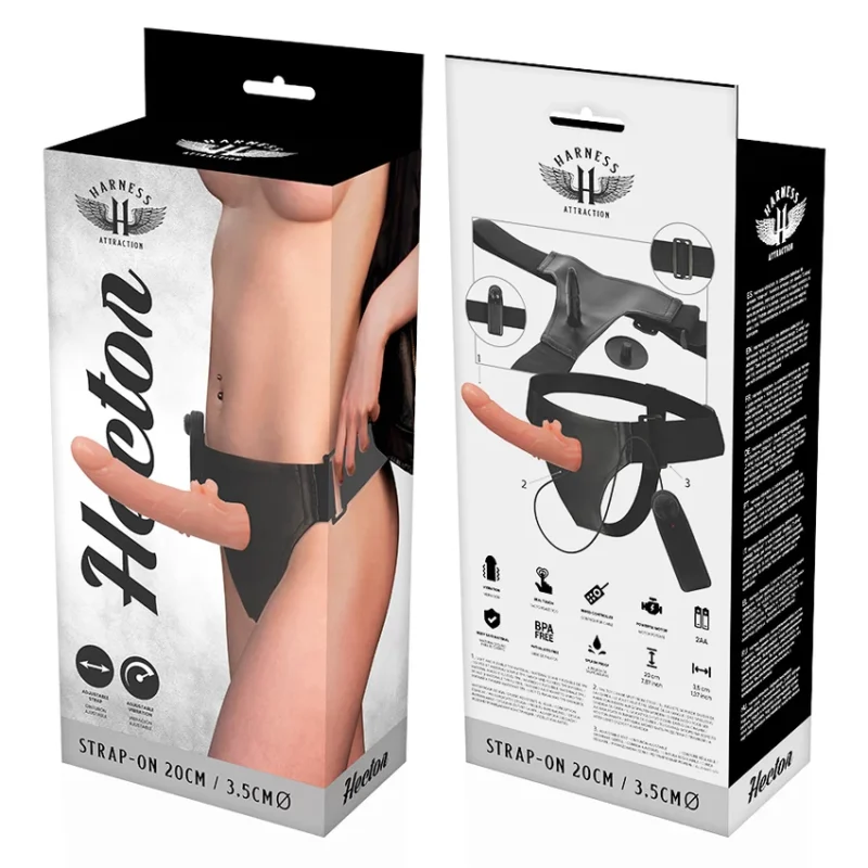 HARNESS ATTRACTION - Rnes Vibrador Hector 20 Cm -O- 3.5 Cm- - Imagen 8