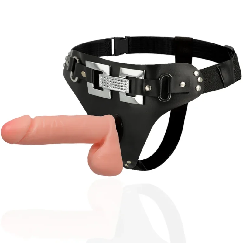 HARNESS ATTRACTION - Arnes Deluxe Con Vibracion Realistico 18 Cm -O- 4.5 Cm- - Imagen 3