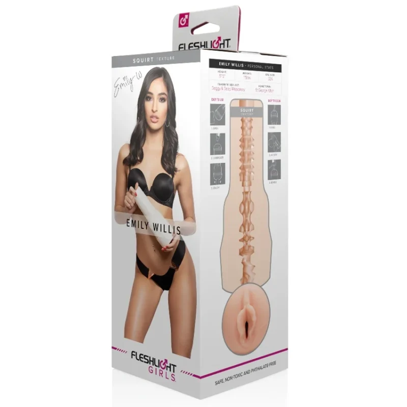 FLESHLIGHT GIRLS - Emily Willis Squirt Vagina - Imagen 4