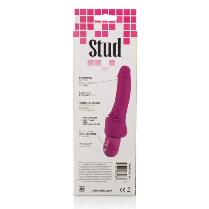 CALEXOTICS - Power Stud Cliterrific Vibrador Rosa - Imagen 3