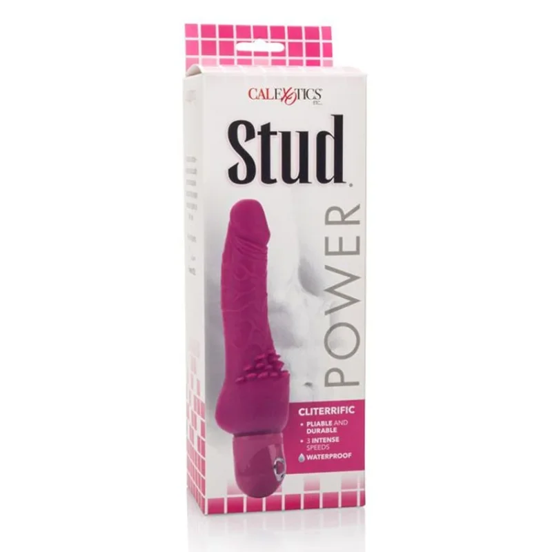 CALEXOTICS - Power Stud Cliterrific Vibrador Rosa - Imagen 4