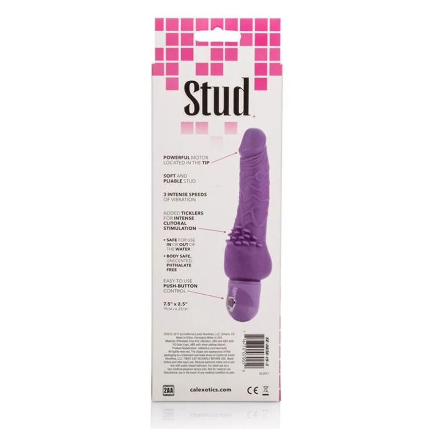 CALEXOTICS - Power Stud Cliterrific Vibrador Lila - Imagen 3