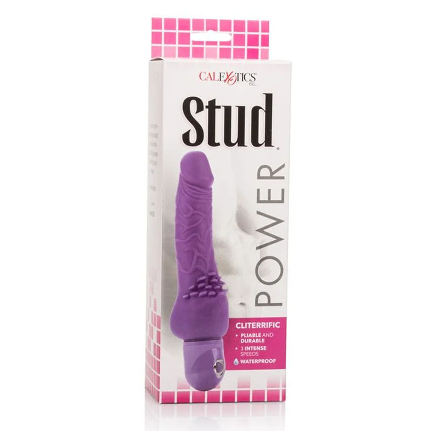 CALEXOTICS - Power Stud Cliterrific Vibrador Lila - Imagen 4