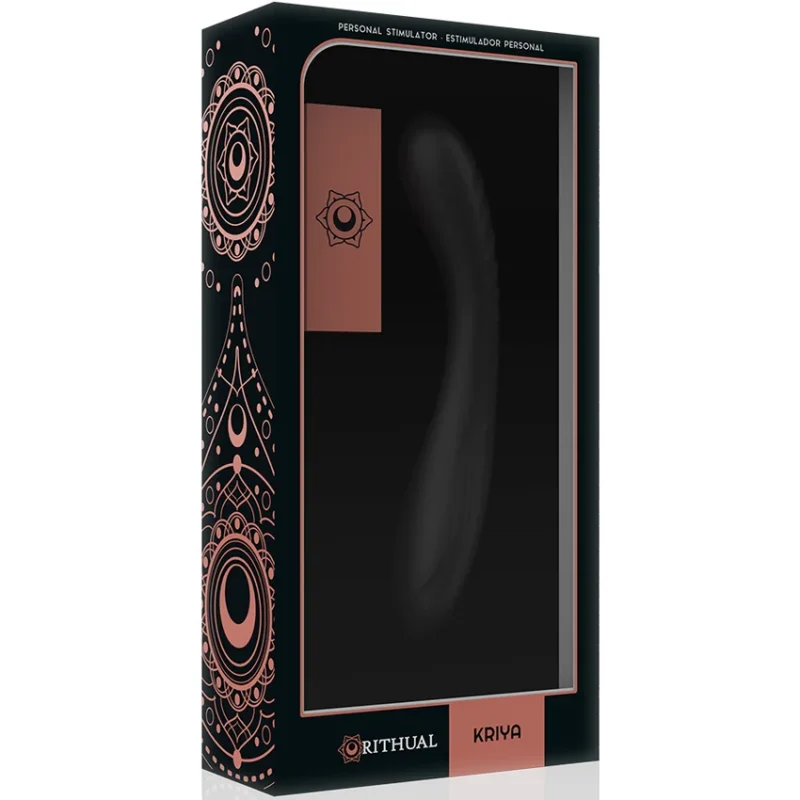 RITUAL KRIYA -Estimulaodr Punto-G Recargable Negro - Imagen 10