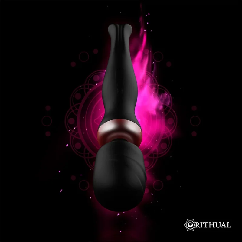 AKASHA -Varita Ritual Recargable Potente 2.0 Negro - Imagen 8