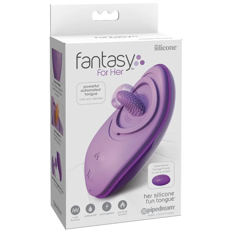 FANTASY FOR HER - Lengua Estimuladora Her Silicone Fun Tongue - Imagen 6
