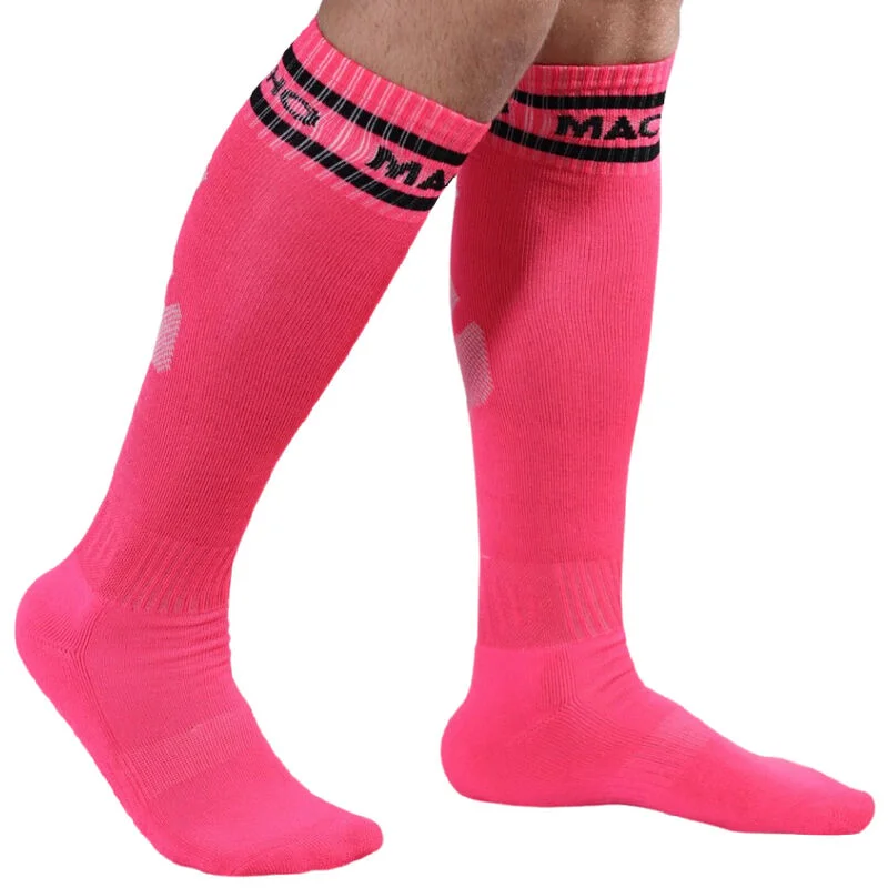 MACHO - Calcetines Largos Talla Unica Rosa - Imagen 3