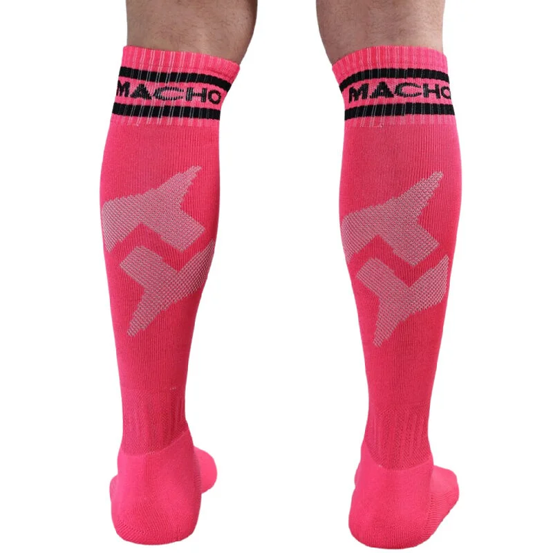 MACHO - Calcetines Largos Talla Unica Rosa - Imagen 4