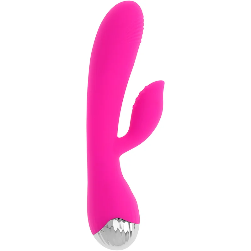 OHMAMA - Vibrador Recargable Con Rabbit 10 Modos De Vibración 19 Cm - Imagen 3